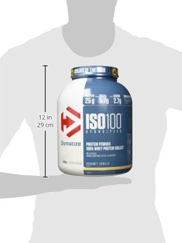 Dymatize ISO100 - 100% Hydrolyzed Whey Protein Isolate - Chocolate Peanut Butter, 5lbs/2.3kg