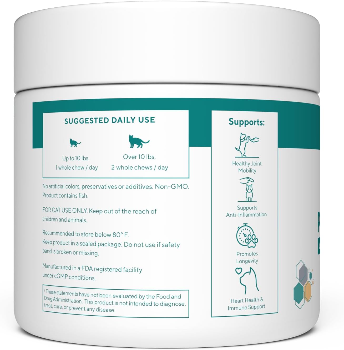 RENUE By Science PET NMN 35mg Longevity Chews for Cats - 60 Soft Chews