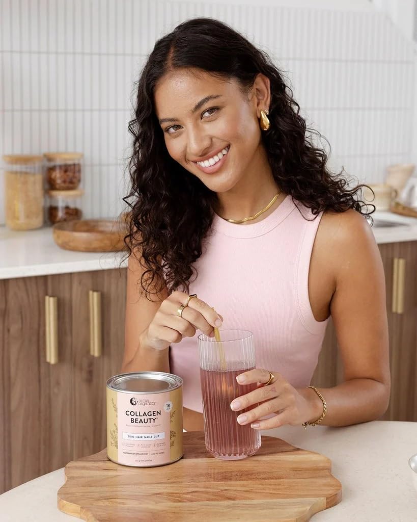 Nutra Organics Collagen Beauty Unflavoured 672g | Anti-Aging Collagen Peptides and Vitamin C | Collagen Powder for Healthy Hair, Nail and Skin (56 Serves)