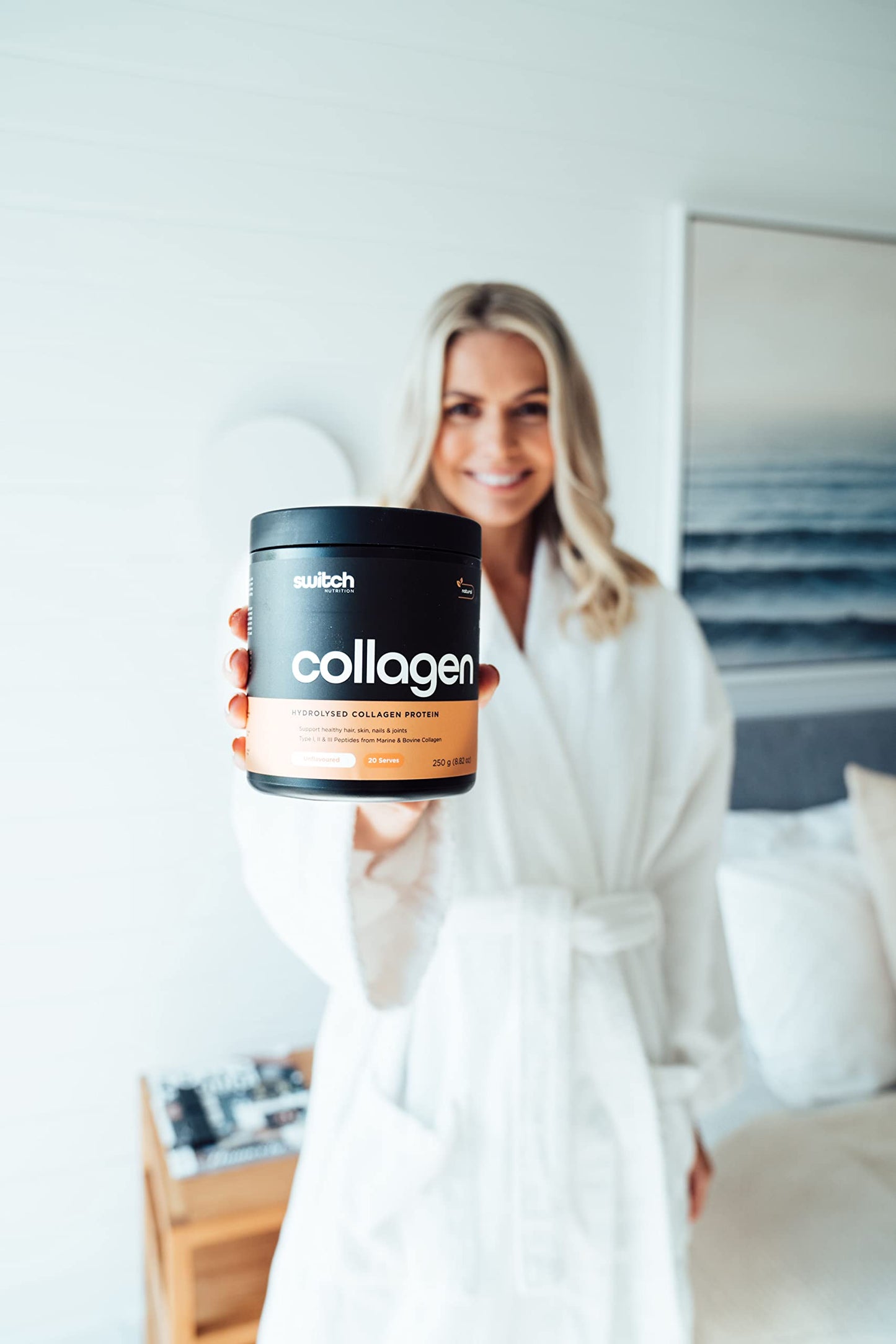 Switch Nutrition Collagen Switch Rich Chocolate Hair Skin Nails Gut Recovery Powder 938 g