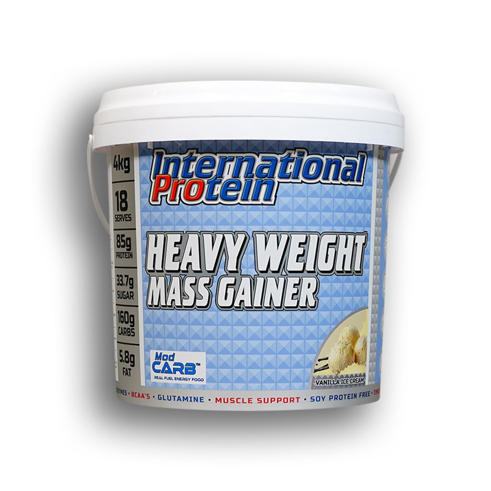 International Protein Chocolate Flavour Heavyweight Mass Gainer 4 kg