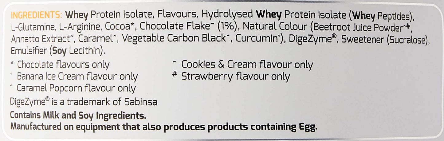 International Protein Amino Charged Vanilla Ice Cream Flavour Whey Protein Isolate Powder 3 kg