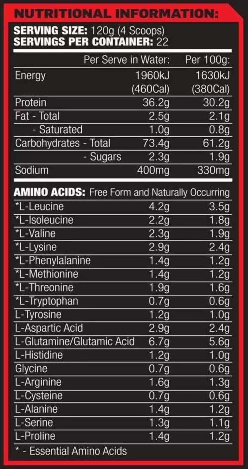 Max's Clean Mass Lean Muscle Gainer Protein Powder, Chocolate Fudge Sunday, 2.72kg
