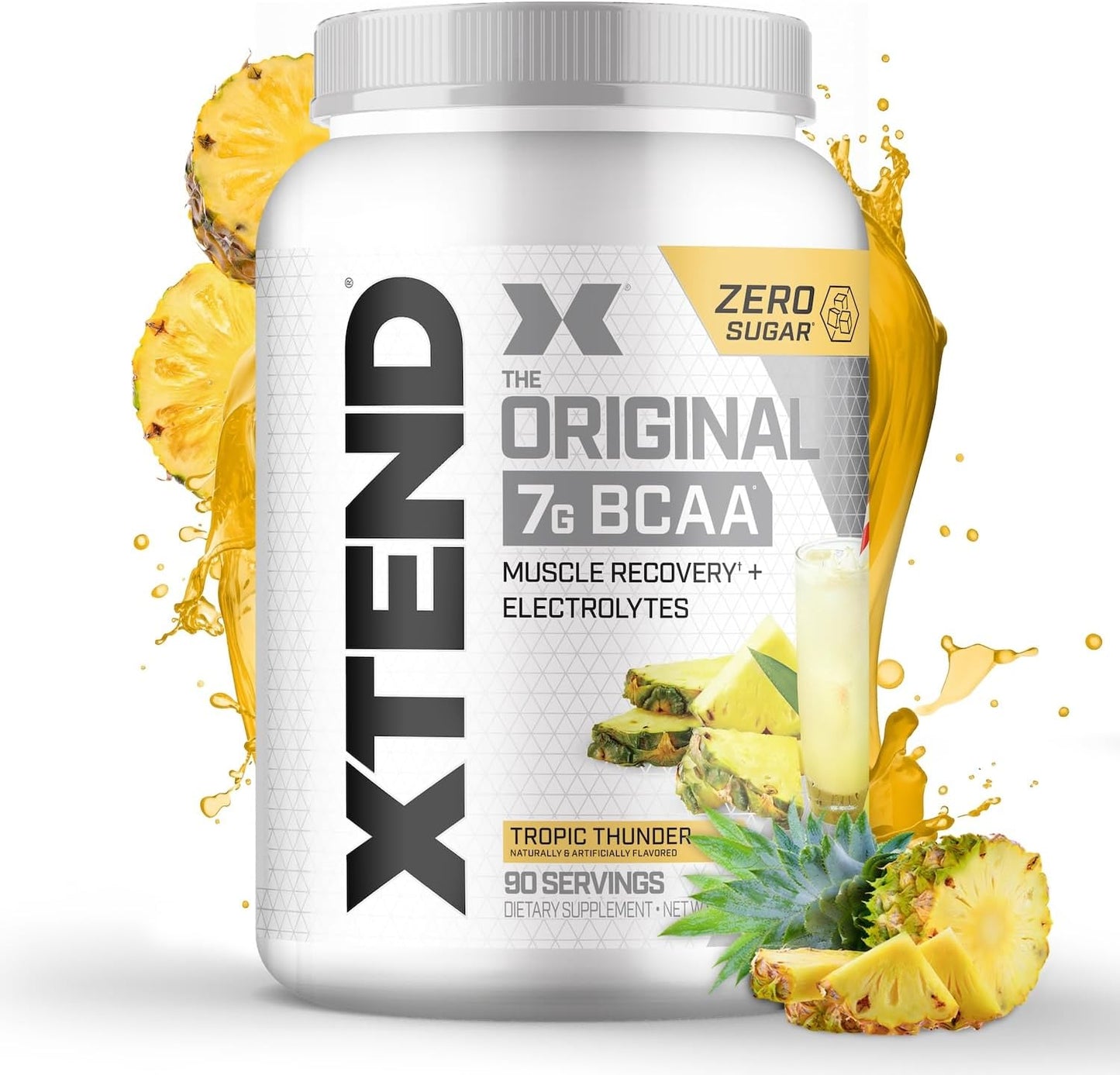 Scivation Xtend BCAA Powder, Strawberry Kiwi, 90 Servings
