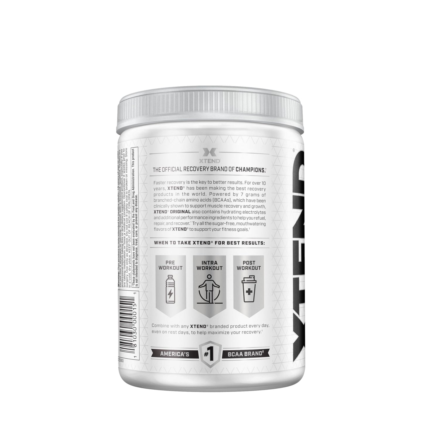 Scivation Xtend BCAA Powder, Strawberry Kiwi, 90 Servings