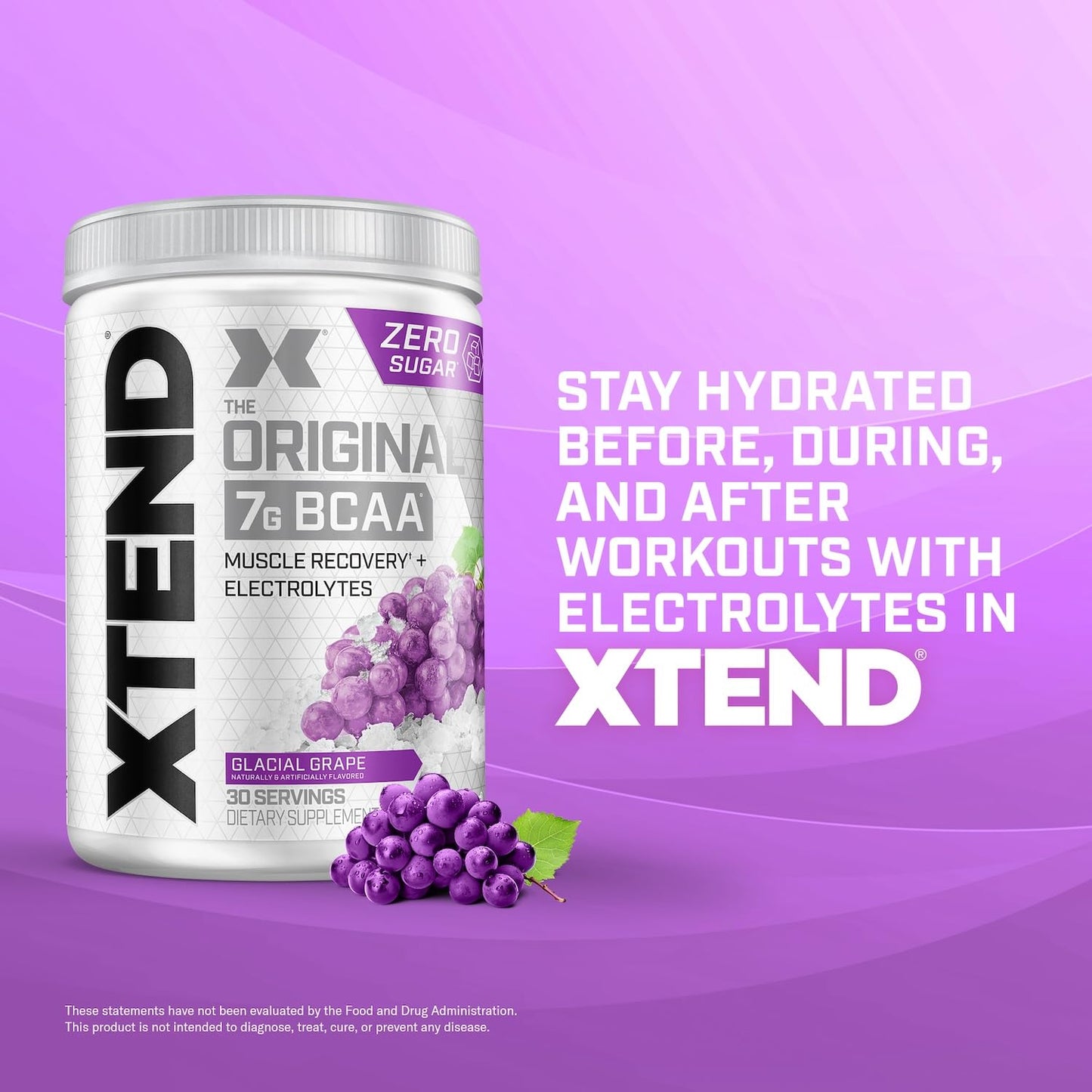 Scivation Xtend BCAA Powder, Strawberry Kiwi, 90 Servings