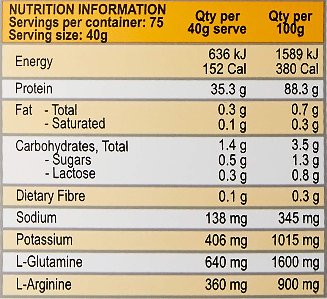 International Protein Amino Charged Vanilla Ice Cream Flavour Whey Protein Isolate Powder 3 kg