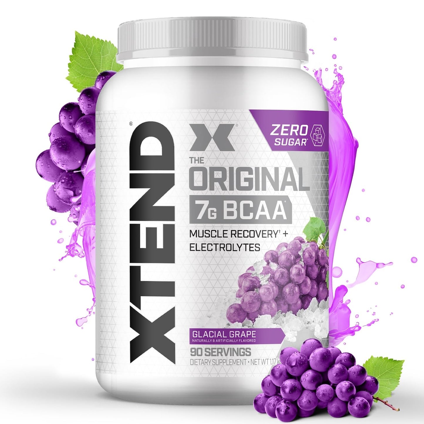 Scivation Xtend BCAA Powder, Strawberry Kiwi, 90 Servings
