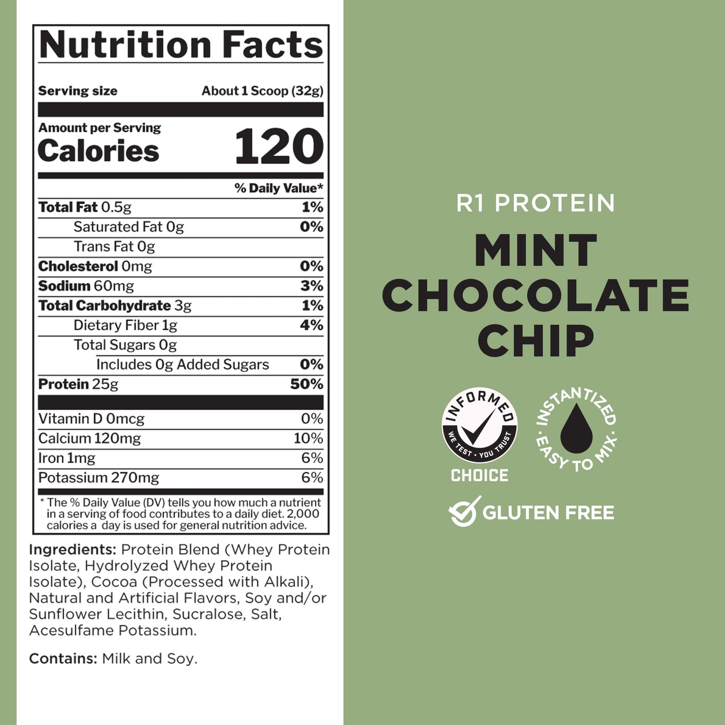 Rule1 R1 100% Whey Protein Isolate and Hydrolysate Protein Powder 1.98 lb, Vanilla Butter Cake (30 Servings)