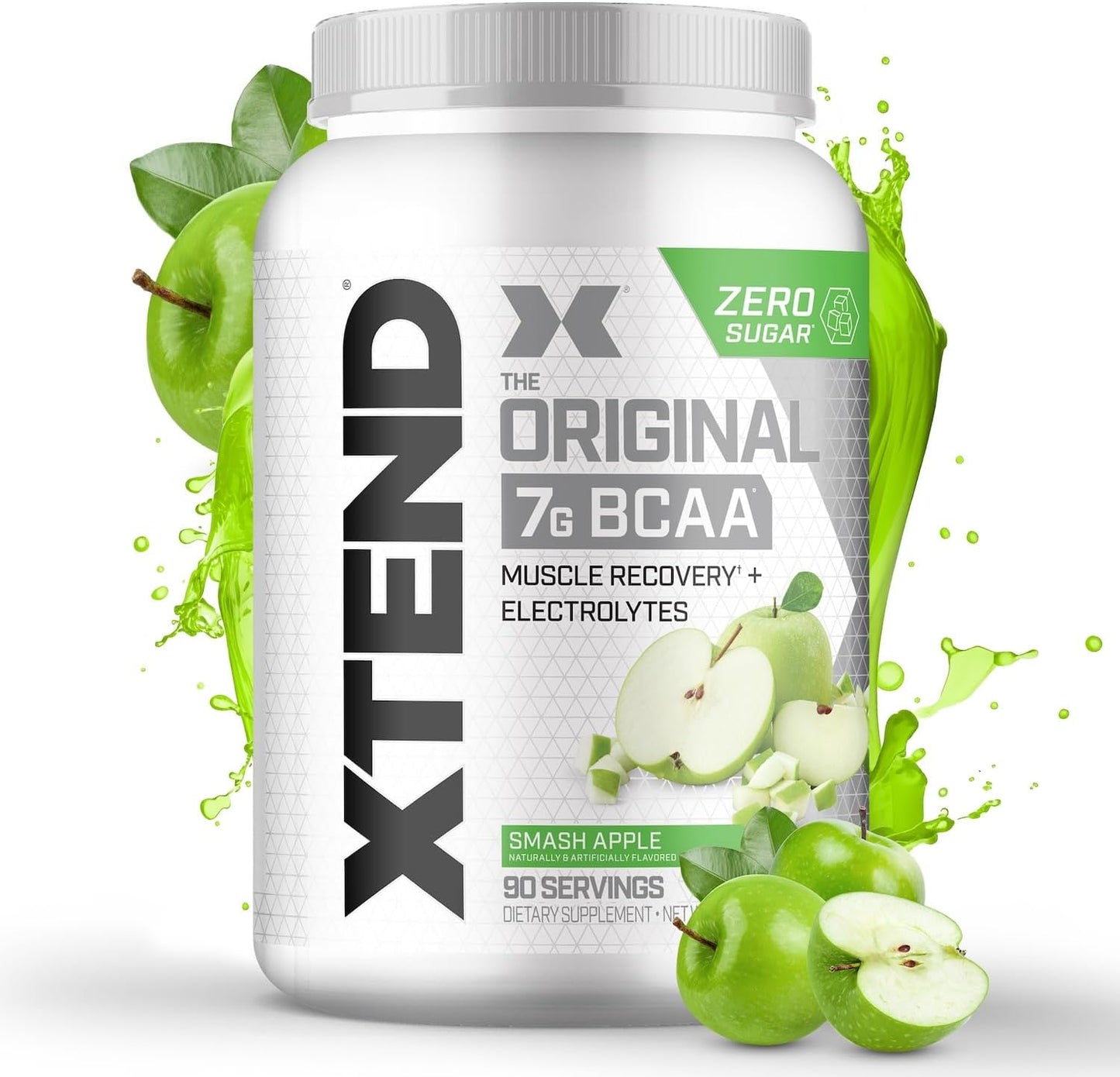 Scivation Xtend BCAA Powder, Strawberry Kiwi, 90 Servings