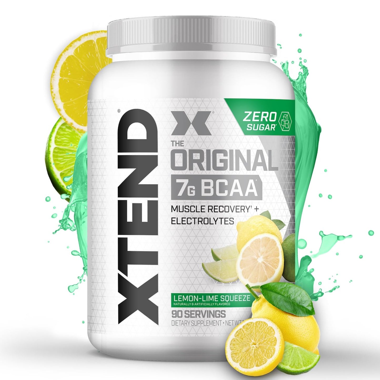 Scivation Xtend BCAA Powder, Strawberry Kiwi, 90 Servings