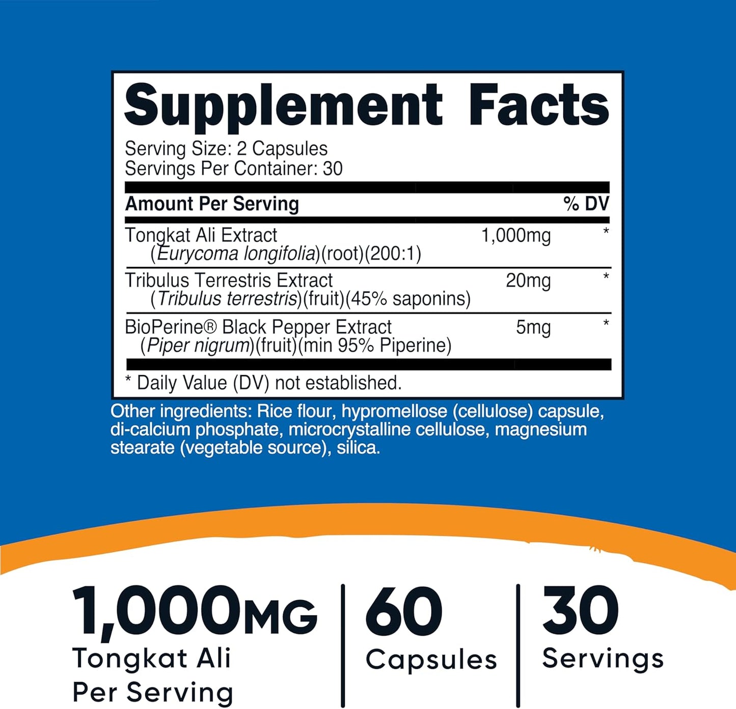 Nutricost Tongkat Ali 60 Caps