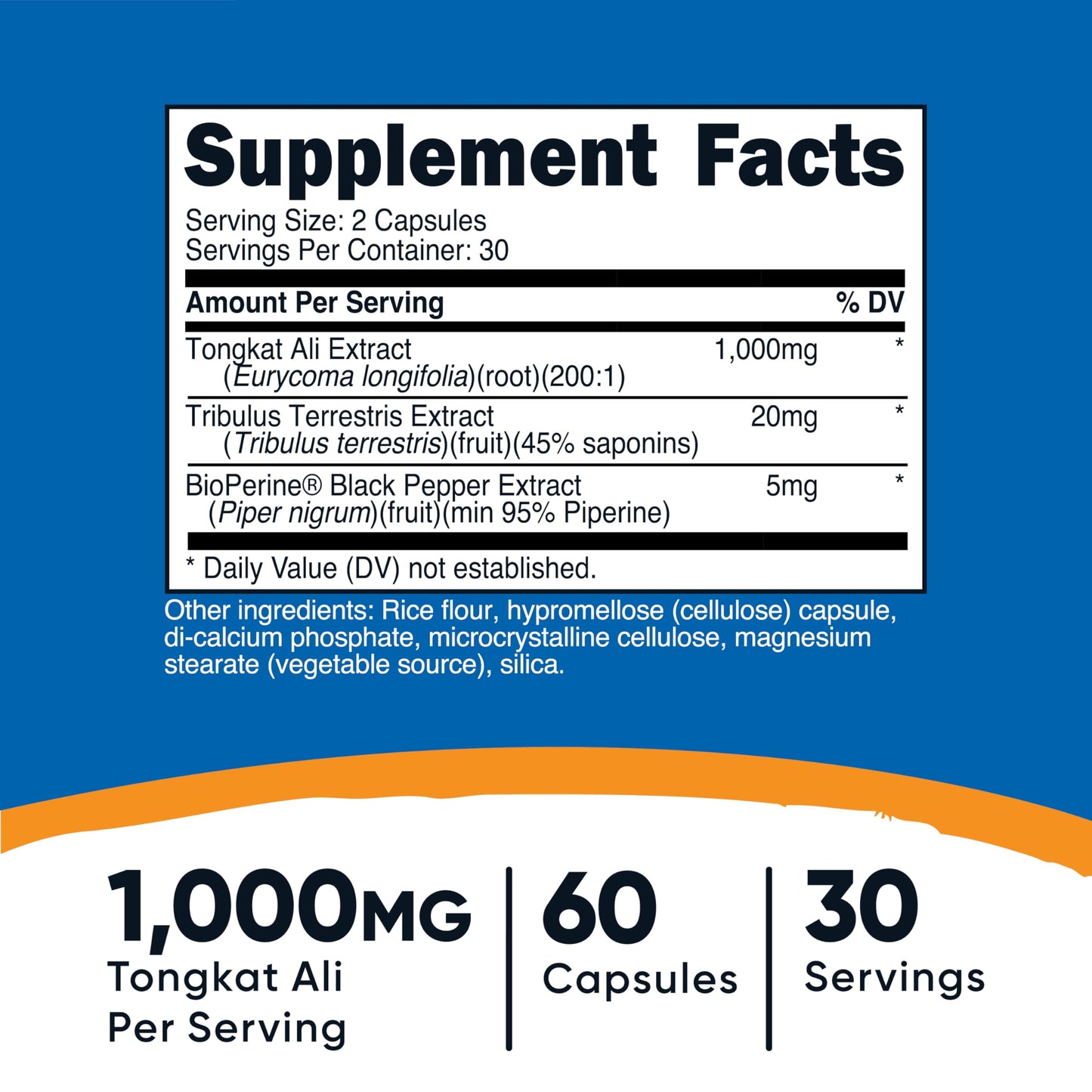 Nutricost Tongkat Ali 60 Caps