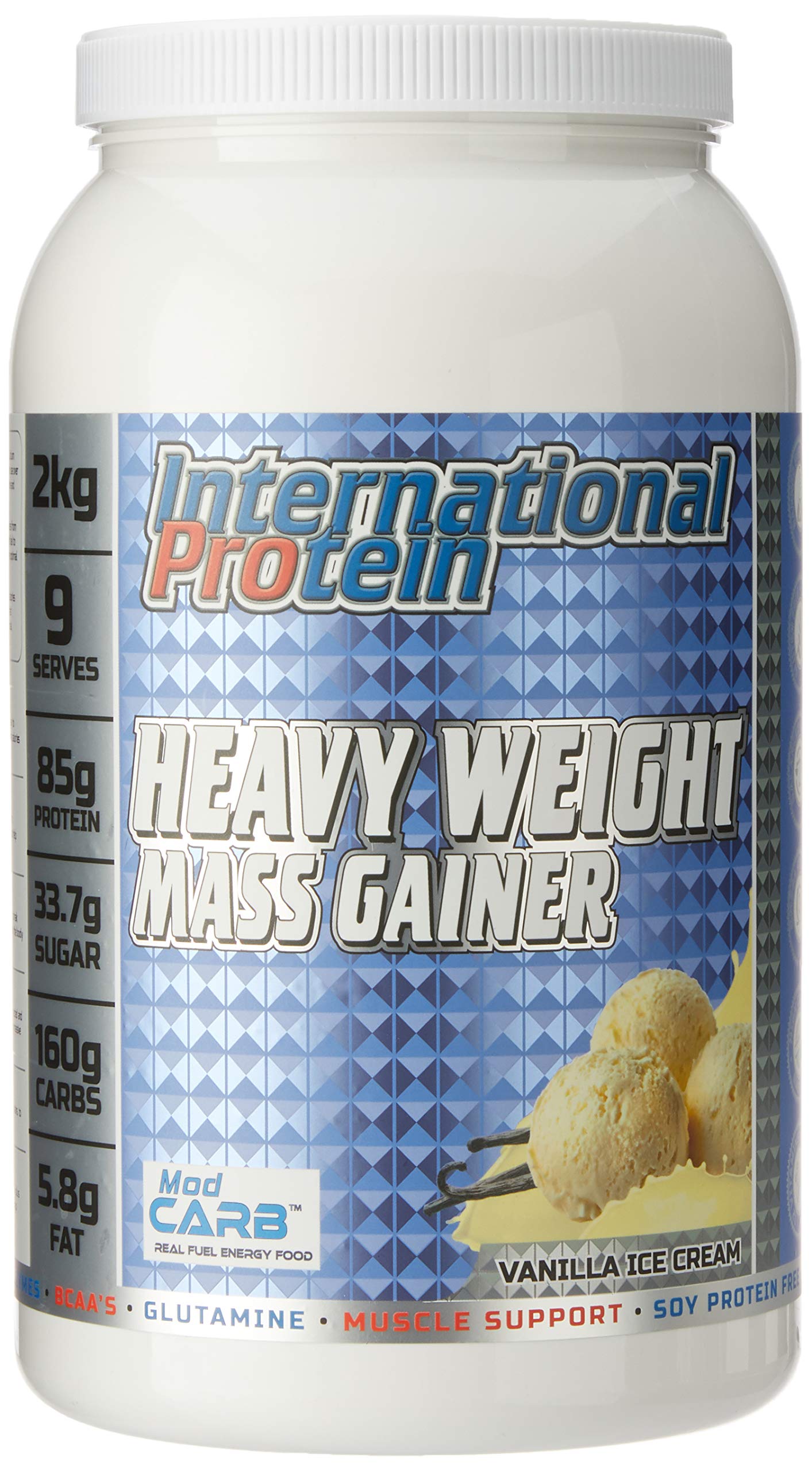 International Protein Chocolate Flavour Heavyweight Mass Gainer 4 kg