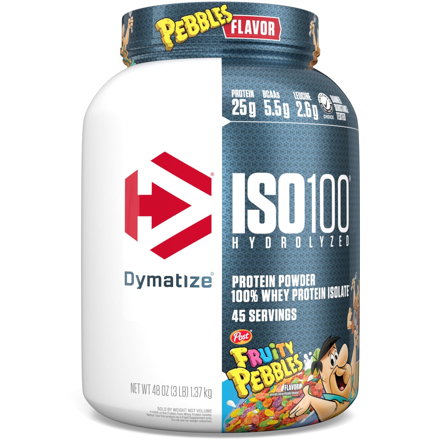 Dymatize ISO100 - 100% Hydrolyzed Whey Protein Isolate - Chocolate Peanut Butter, 5lbs/2.3kg