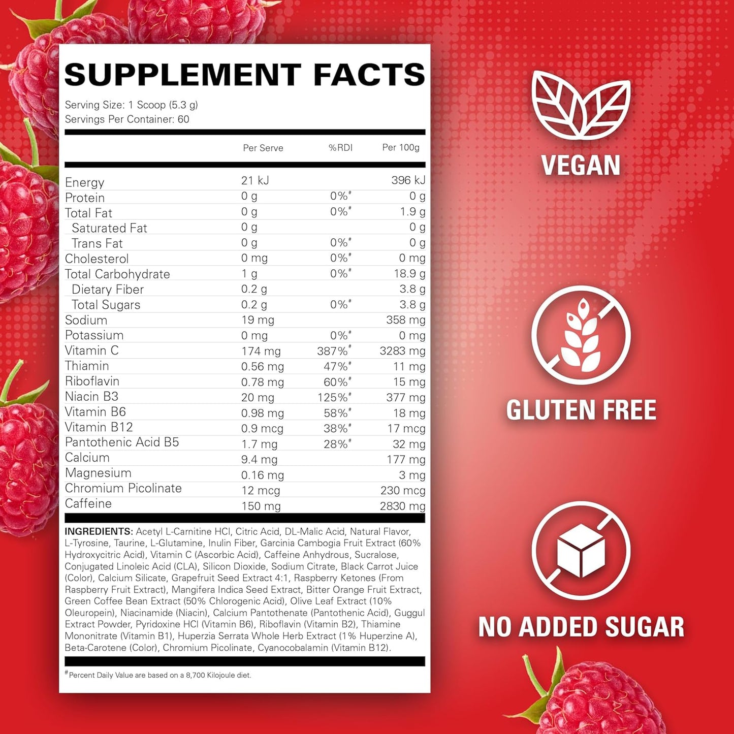 EHPlabs OxyShred Ultra Concentration Shredding Supplement - Clinically Proven, Pre Workout, Promotes Shredding, Natural Energy Boost - Peach Candy Rings, 60 Servings