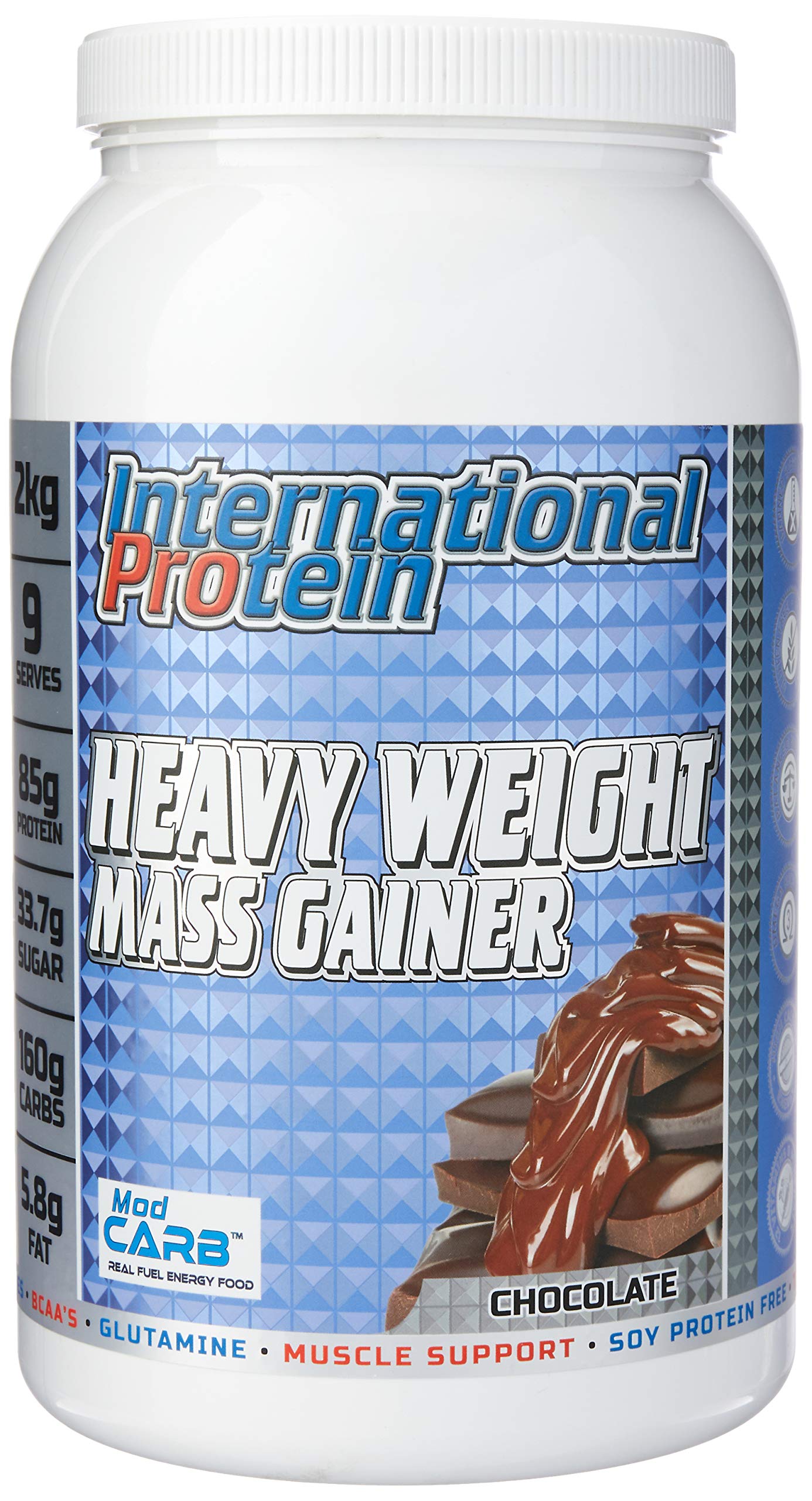 International Protein Chocolate Flavour Heavyweight Mass Gainer 4 kg