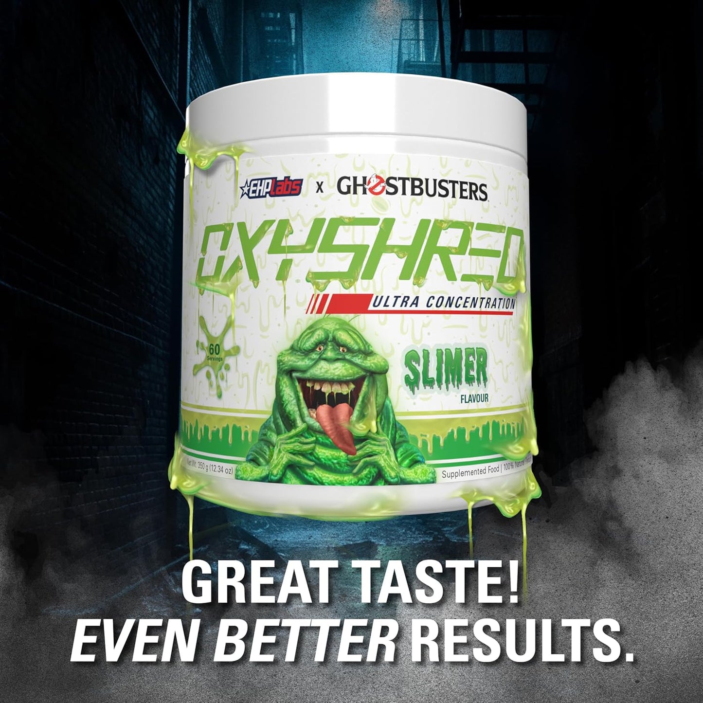 EHPlabs OxyShred Ultra Concentration Shredding Supplement - Clinically Proven, Pre Workout, Promotes Shredding, Natural Energy Boost - Peach Candy Rings, 60 Servings