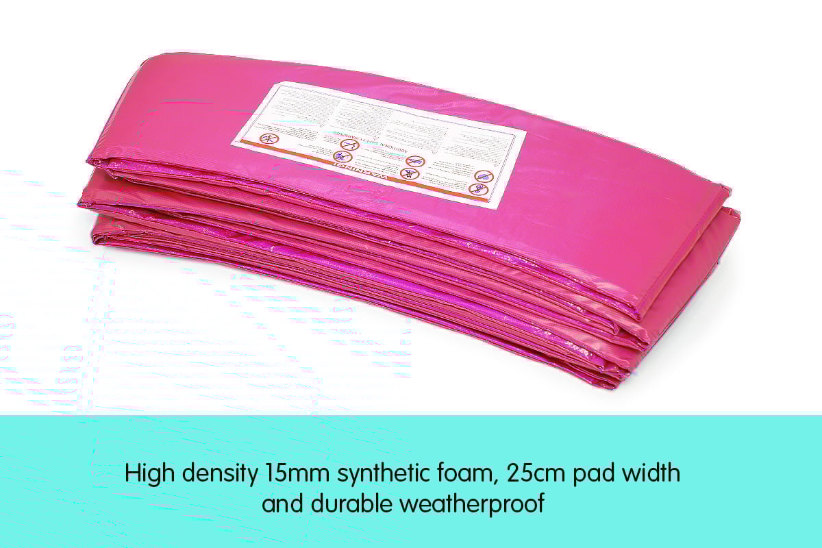 Kahuna 12ft Trampoline Replacement Pad Round - Pink
