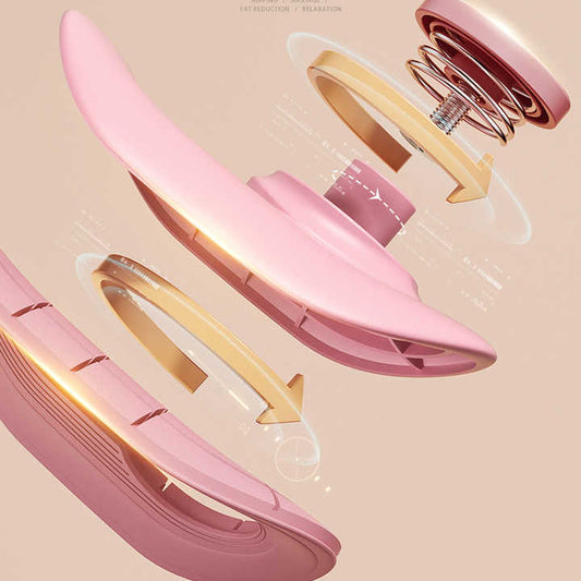 Thigh Master: Pink Adjustable Pelvic Floor Muscle Trainer with Smart Counter. Postpartum Recovery Tool