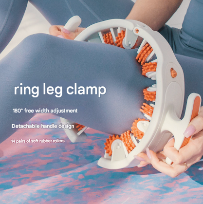 Green and White 360 Massage Roller For Lymphatic Drainage & Cellulite