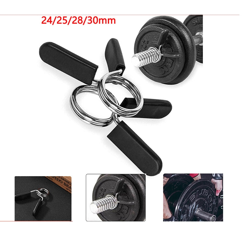 Dumbbell Spring Collar Clamps