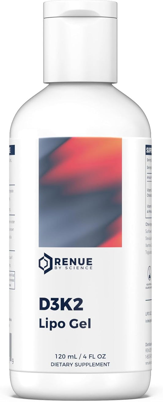 RENUE By Science Vitamin D3 & K2 (Liposomal Gel) 120 mL