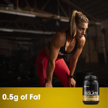 OPTIMUM NUTRITION Gold Standard 100% Isolate Protein Powder, Vanilla Flavour, 2.28kg