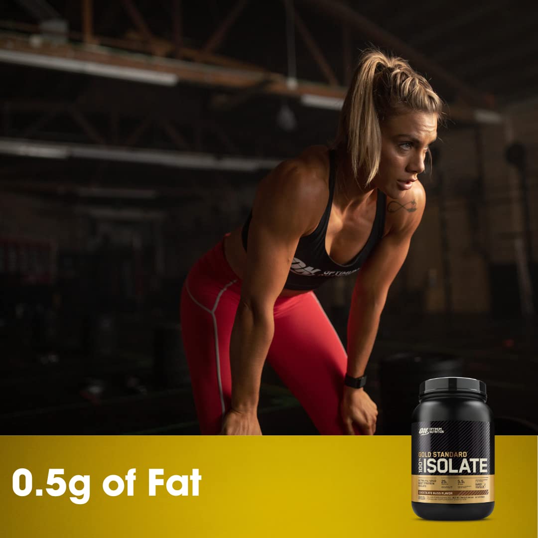 OPTIMUM NUTRITION Gold Standard 100% Isolate Protein Powder, Vanilla Flavour, 2.28kg