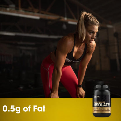 OPTIMUM NUTRITION Gold Standard 100% Isolate Protein Powder, Vanilla Flavour, 2.28kg