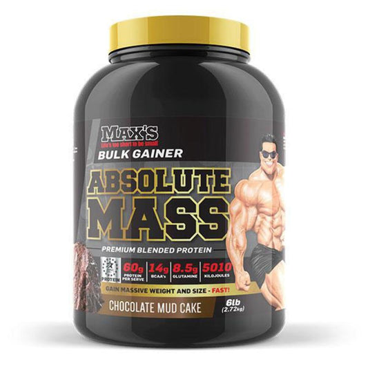 Max's Absolute Mass - Bulk Gainer Vanilla Ice Cream 6lb
