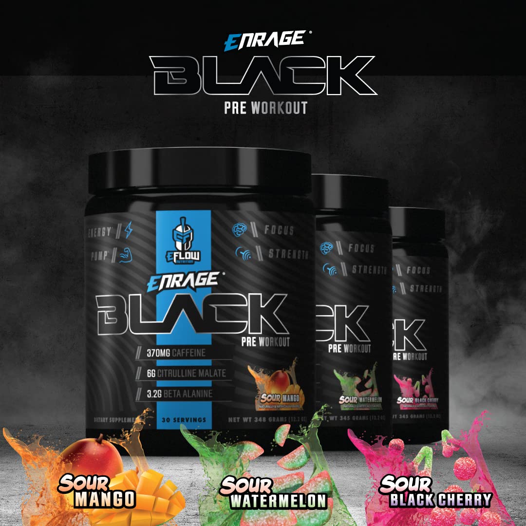 Enrage Preworkout Black by E Flow Nutrition