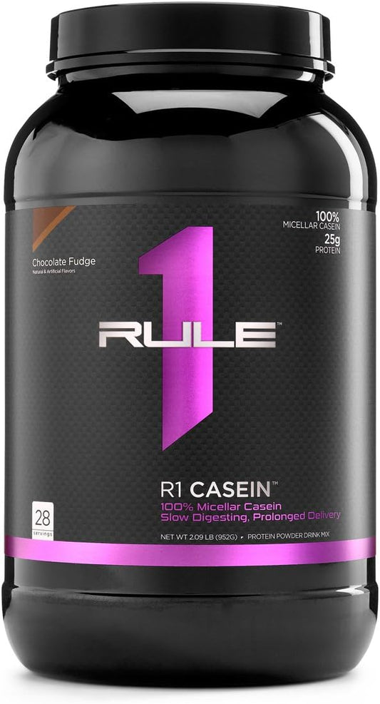 R1 Casein, Rule 1 Proteins (Chocolate Fudge, 55 Serving)