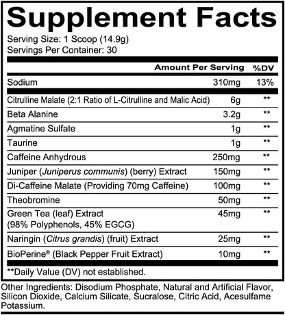 Redcon1 Total War Pre-Workout Powder - Rainbow Candy, Rainbow Candy 441 grams (Pack of 1)