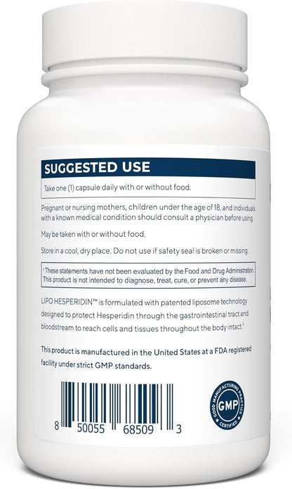 RENUE By Science Hesperidin (Liposomal) Supplement 300mg - Bioavailable Formula for Increased Absorption - 90 Capsules