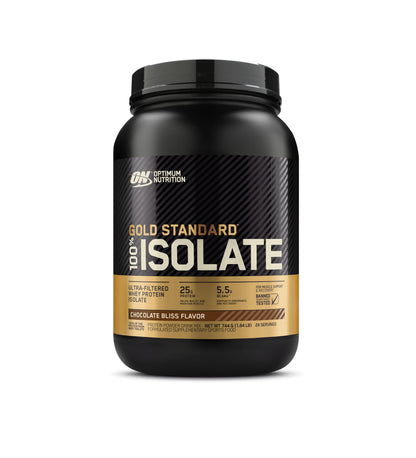 OPTIMUM NUTRITION Gold Standard 100% Isolate Protein Powder, Vanilla Flavour, 2.28kg
