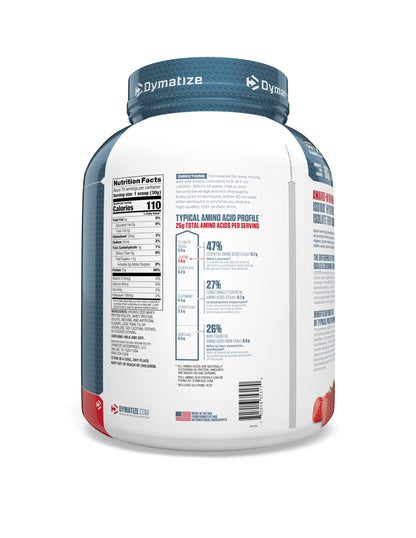 Dymatize ISO100 - 100% Hydrolyzed Whey Protein Isolate - Chocolate Peanut Butter, 5lbs/2.3kg
