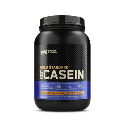 OPTIMUM NUTRITION Gold Standard 100% Casein Protein Powder, Chocolate Supreme Flavour, 1.82kg