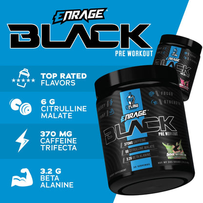 Enrage Preworkout Black by E Flow Nutrition