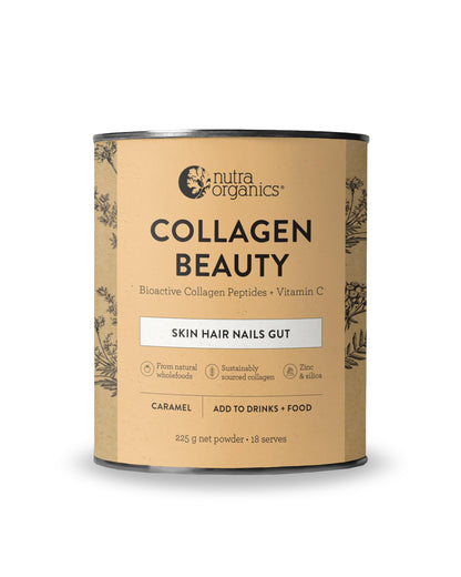 Nutra Organics Collagen Beauty Unflavoured 672g | Anti-Aging Collagen Peptides and Vitamin C | Collagen Powder for Healthy Hair, Nail and Skin (56 Serves)