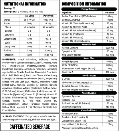 Faction Labs Deficit Clinical Raspberry Soda 50 Serves