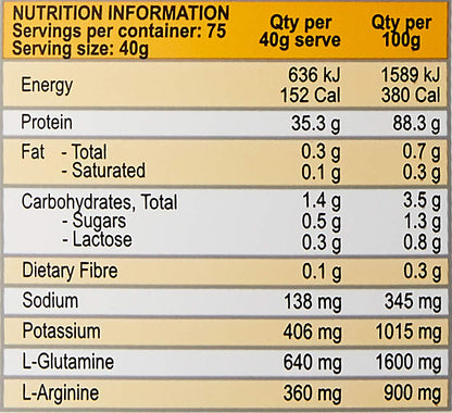 International Protein Amino Charged Vanilla Ice Cream Flavour Whey Protein Isolate Powder 3 kg
