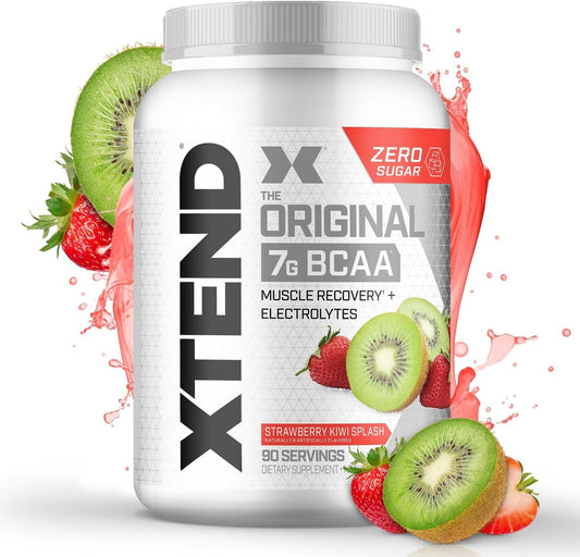 Scivation Xtend BCAA Powder, Strawberry Kiwi, 90 Servings