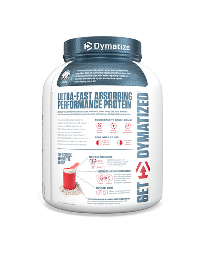 Dymatize ISO100 - 100% Hydrolyzed Whey Protein Isolate - Chocolate Peanut Butter, 5lbs/2.3kg