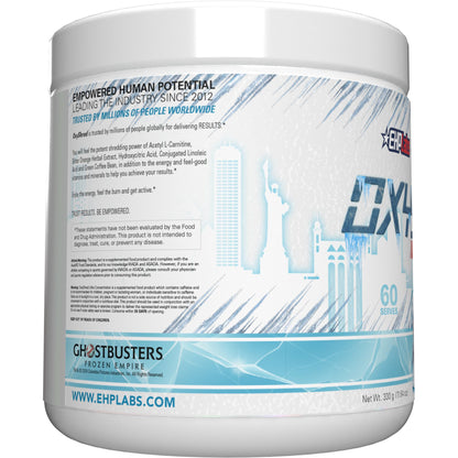 EHPlabs OxyShred Ultra Concentration Shredding Supplement - Clinically Proven, Pre Workout, Promotes Shredding, Natural Energy Boost - Peach Candy Rings, 60 Servings