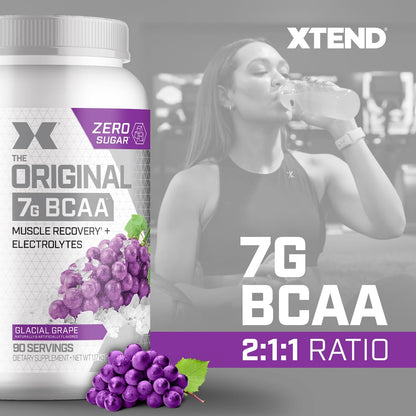 Scivation Xtend BCAA Powder, Strawberry Kiwi, 90 Servings