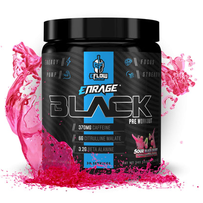 Enrage Preworkout Black by E Flow Nutrition