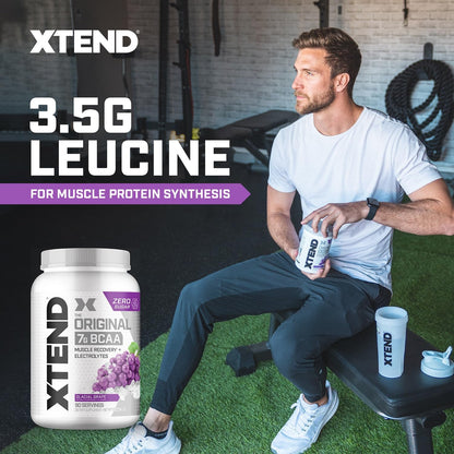 Scivation Xtend BCAA Powder, Strawberry Kiwi, 90 Servings