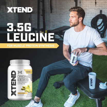 Scivation Xtend BCAA Powder, Strawberry Kiwi, 90 Servings