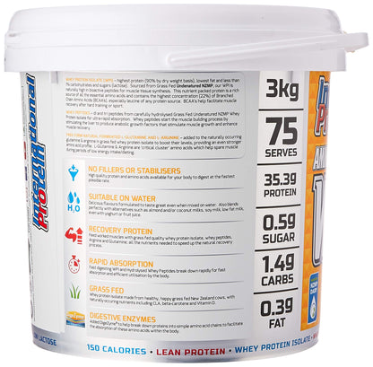 International Protein Amino Charged Vanilla Ice Cream Flavour Whey Protein Isolate Powder 3 kg